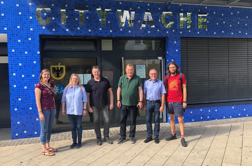 GRÜNE und CDU besuchen Citywache am Brüderweg
