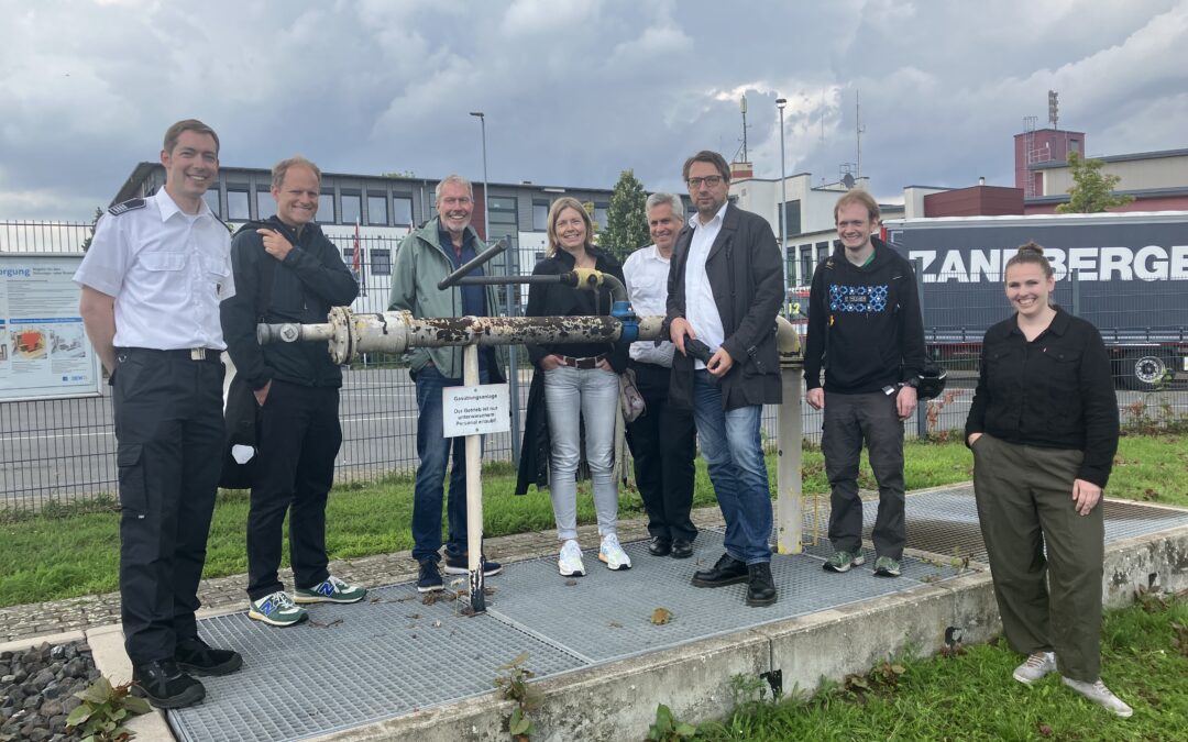 GRÜNE besuchen Ausbildungszentrum der Feuerwehr